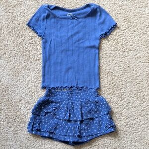 Wonder Nation Blue Knit Top